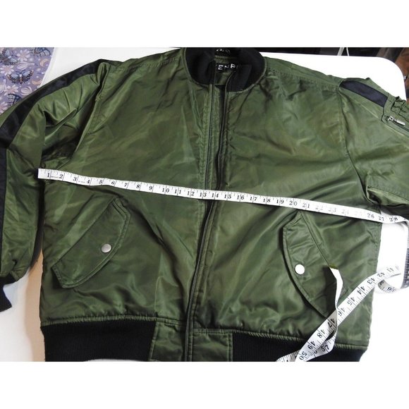 Kenpo Army Green heavy bomber jacket XL - Picture 6 of 9